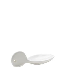 White Fishtail Spoon 4"