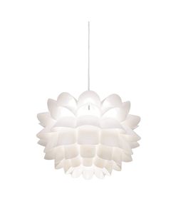 Chandelier, Flower White 25.75"