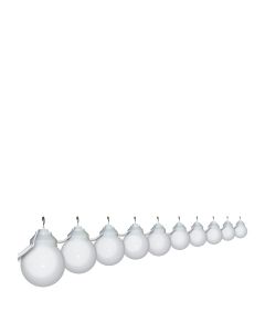 White Globe Light String