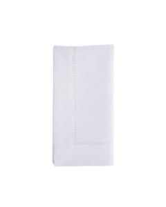 White Hemstitch 20" Square Napkin