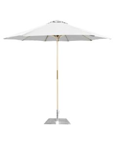White Market Umbrella 9'
