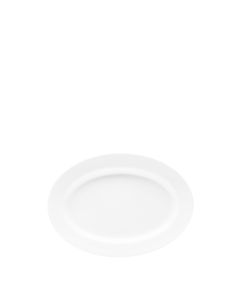 White Oval Platter 14" x 10"