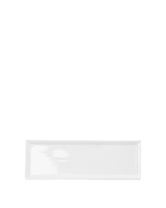 White Rectangular Plate 14" x 5"