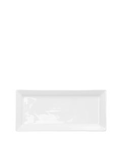 White Rectangle Plate 15" x 7"