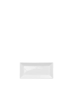 White Rectangular Plate 9.5" x 4.75"