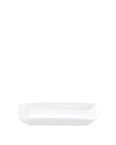 White Rectangle Tidbit Plate 5" x 3"