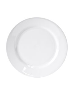 White Rim Charger or Service Plate 12" 