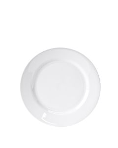 White Rim Luncheon Plate 9"