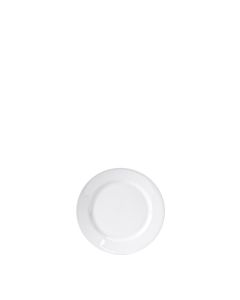 White Rim Saucer 6.25"