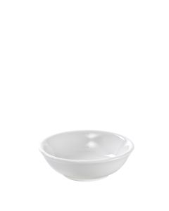 White Round Sauce Dish 3"