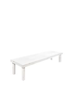 White Sonoma Table 8' x 2' x 18