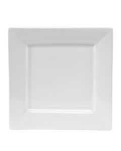 White Square Charger or Service Plate 12"