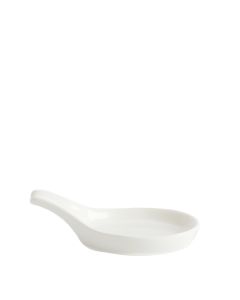 White Short Soup Spoon 4"