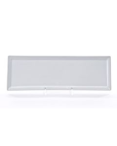 White Rectangular Plate 14" x 5"