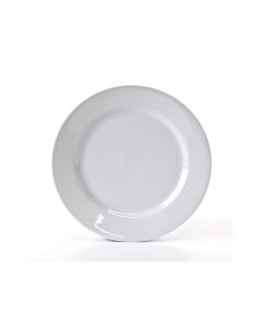 White Rim Service or Charger Plate 12" 
