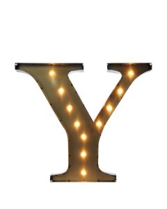 Marquee Letter "Y"