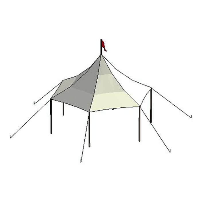 Woning krom Molester Rent the 20' x 17' Tidewater Sail Cloth Tent | CORT Party Rental