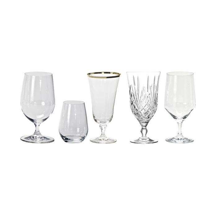 Glassware  CORT Party Rental