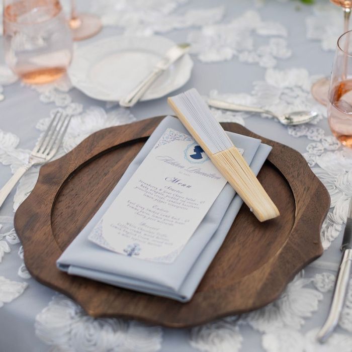 Rent the Anabel Walnut Service or Charger Plate 13