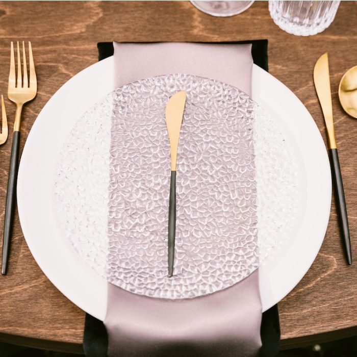 Rent the Diamonds Glass Plate 8.25