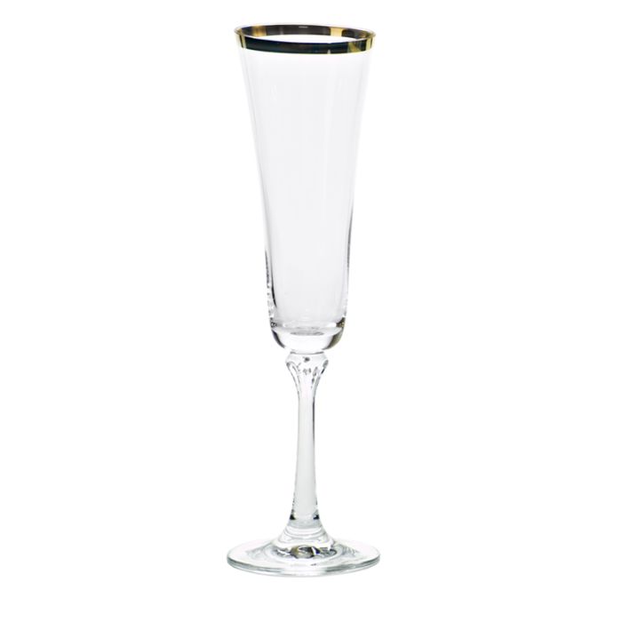 Glass Champagne Flute, 7oz