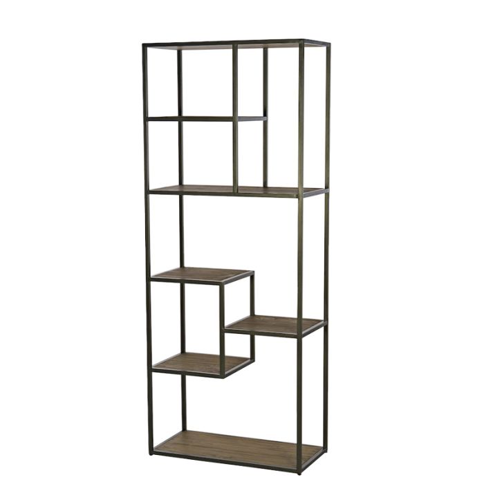 Bar outlet shelf unit