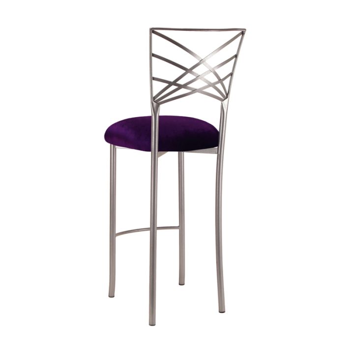 Purple counter stool top