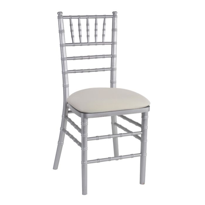 Silver outlet chiavari chairs