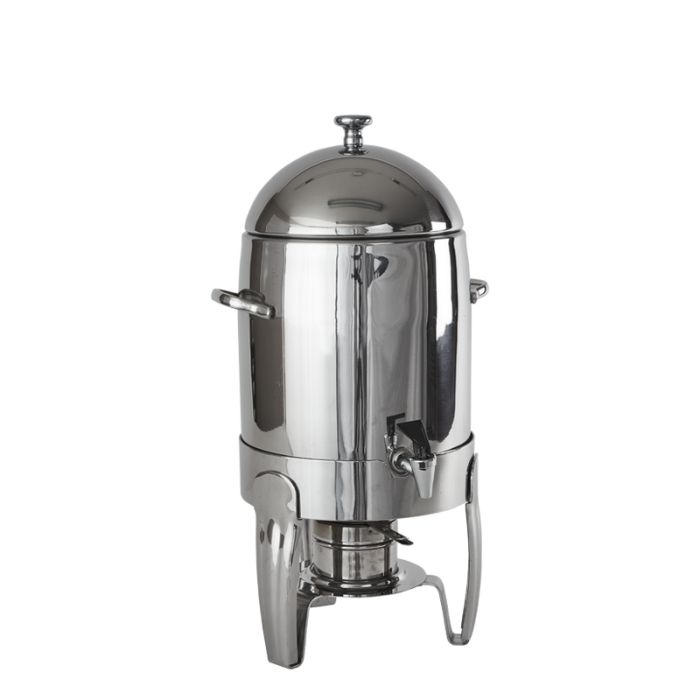 50 Cup Commercial Coffee Urn - Stainless Steel Silver