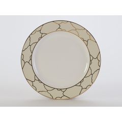 Firenze Ivory with Gold Dinner Plate 10.75"