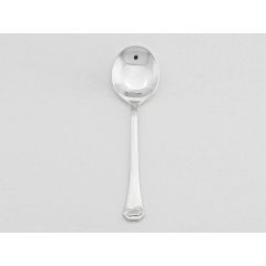 Silver Silhouette Soup Spoon
