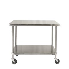 Stainless Steel Prep / Work Table 24" x 48" 