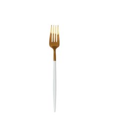 Uptown White Gold Dinner Fork