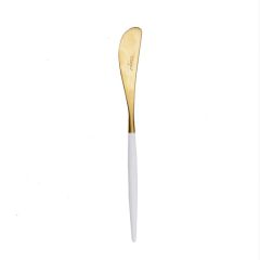 Uptown White Gold Butter Knife