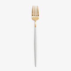 Uptown White Gold Dinner Fork